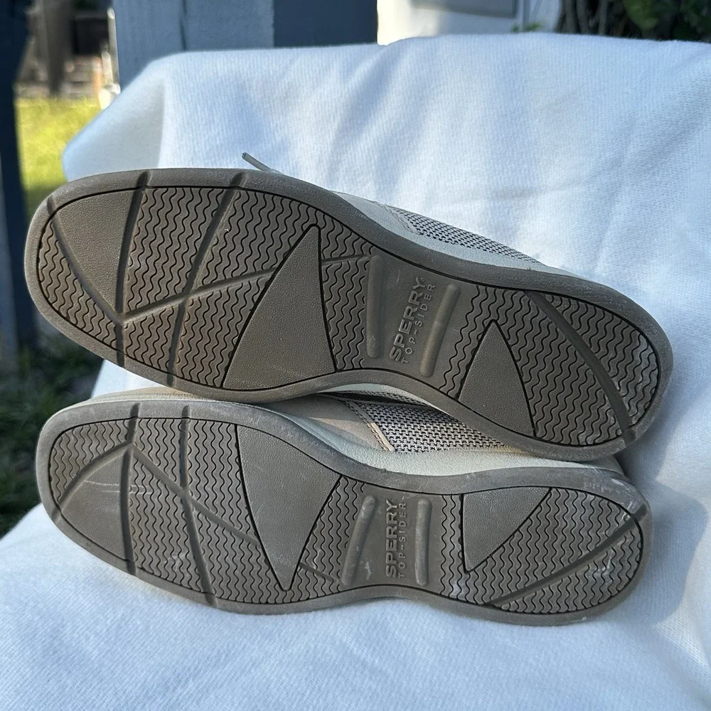 Sperry Top-Sider Intrepid Girls‎ Boat Shoes Tan Leather 5.5M YG45200A